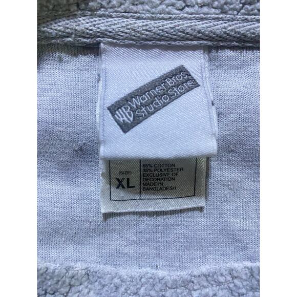 Warner Brothers Studio Pullover Sweater Men's XL Grey Donald Duck Bugs Bunny - Picture 4 of 8